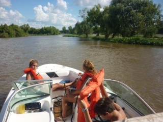 Viaje en lancha